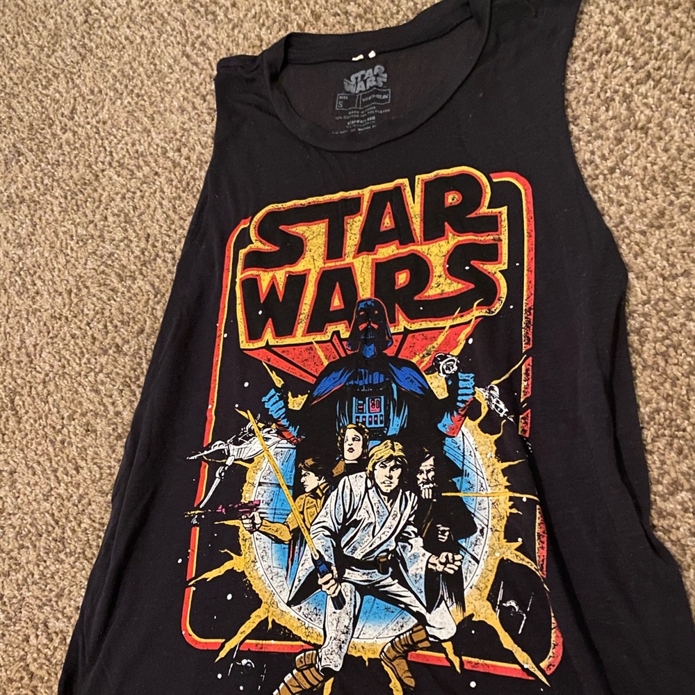 See through Star Wars tank top